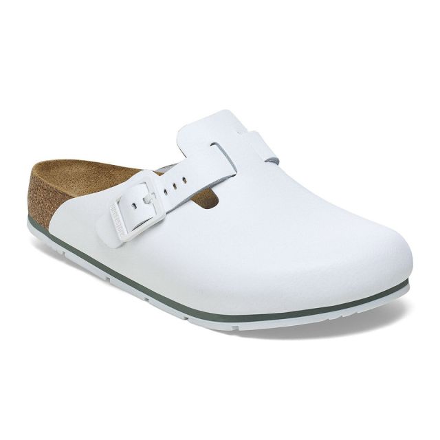 Birkenstock Boston PRO Leather Narrow in White