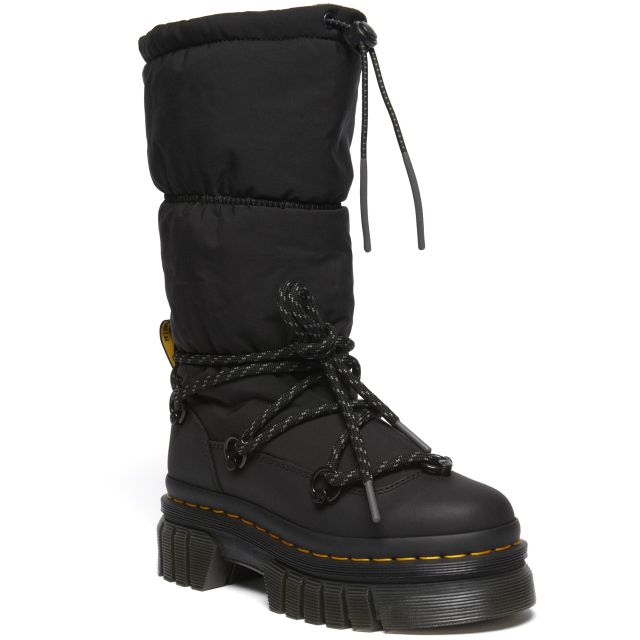 Dr. Martens Audrick Padded Hi Snowplow Waterproof Boots in Black