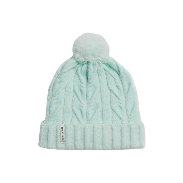 Turtle Fur Emma Pom in Aqua