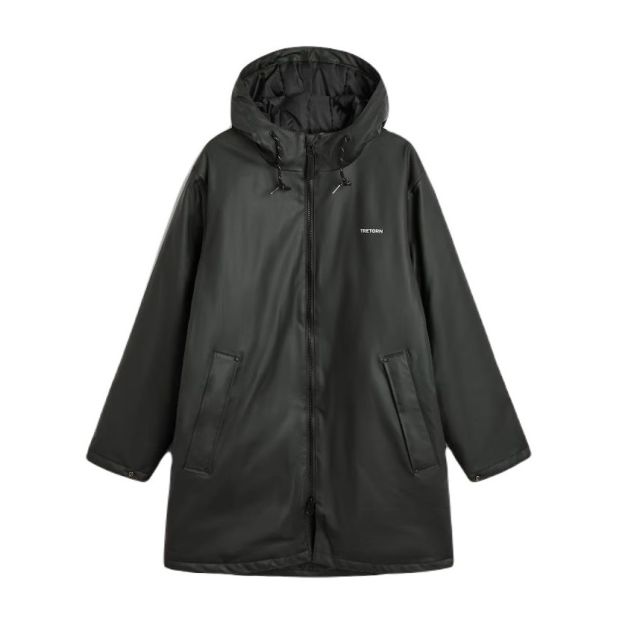 Tretorn Wings Padded Raincoat in Black