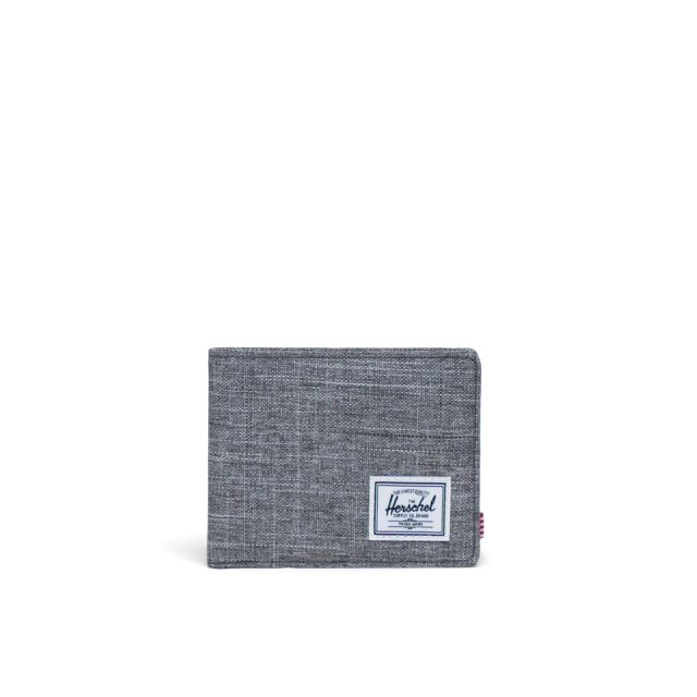 Herschel Roy Wallet in Raven Crosshatch