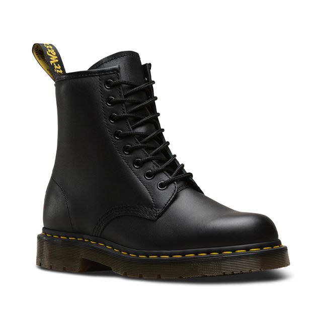 Dr. Martens 1460 Slip Resistant Leather Lace Up Boots in Black Industrial Full Grain Leather