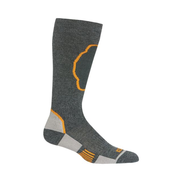 Kombi The Brave Midweight Ski Socks - Unisex in Heather Charcoal