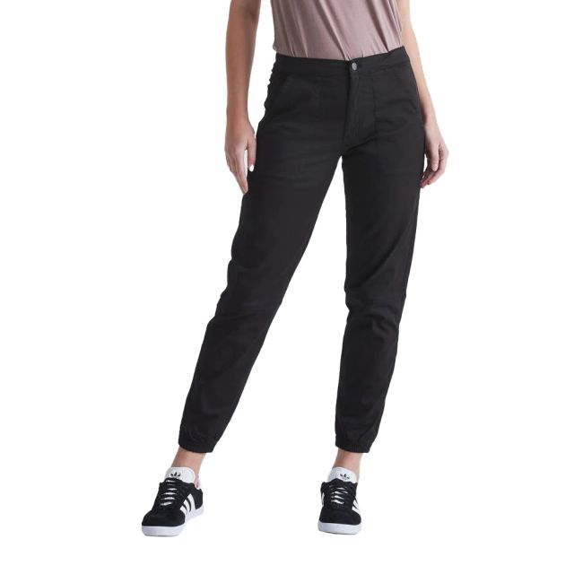 DU/ER Live Free High Rise Jogger in Black