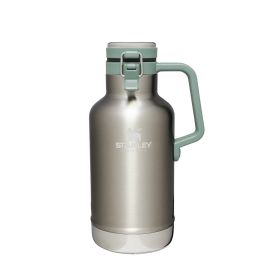 Stanley Classic Easy Pour Growler, 64 Oz in Stainless Steel