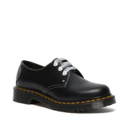 Dr. Martens 1461 Hearts Smooth & Patent Leather Oxford Shoes in