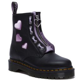 Purple doc martens shoes best sale