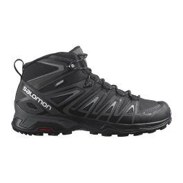 Salomon Men's X Ultra 4 Mid Gore-Tex Hiking Boots BLACK/MAGNET/PEARL BLUE / 9