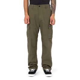 Dickies Eagle Bend Relaxed Fit Double Knee Cargo Pants in Military