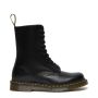 Dr. Martens 1490 Smooth Leather Mid Calf Boots in Black Smooth