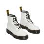 Dr. Martens 1460 Bex Smooth Leather Platform Boots in White