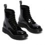 Dr. Martens 1460 Mono Patent Leather Lace Up Boots in Black