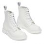 Dr. Martens 1460 Mono Patent Leather Lace Up Boots in White