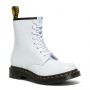 Dr. Martens 1460 Women's Patent Croc Emboss Leather Boots in White