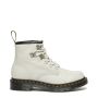 Dr. Martens 101 Hardware Virginia Leather Ankle Boots in Bone