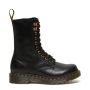 Dr. Martens 1490 Rose Gold Hardware Leather Mid Calf Boots in Black