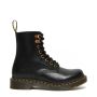 Dr. Martens 1460 Pascal Rose Gold Hardware Leather Lace Up Boots in Black