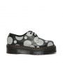 Dr. Martens 1461 Polka Dot Smooth Leather Platform Shoes in Black/White