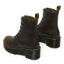 Dr. Martens Leona Women's Leather Heeled Boots in Brown