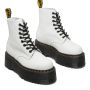 Dr. Martens 1460 Pascal Max Leather Platform Boots in White