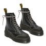 Dr. Martens Moreno Bex Smooth Leather Platform Boots in Black
