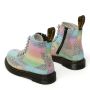 Dr. Martens Toddler 1460 Pascal Iridescent Lace Up Boots in Rainbow