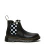 Dr. Martens Junior 2976 Leonore Faux Fur Lined Leather Chelsea Boots in Black