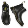 Dr. Martens Junior 2976 Leonore Faux Fur Lined Leather Chelsea Boots in Black