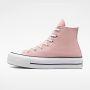 Chuck Taylor All Star Lift Platform Seasonal Colour High Top in Pink Clay/Black/White