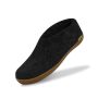Glerups Shoe with natural rubber sole in Charcoal