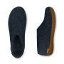 Glerups Shoe with natural rubber sole in Denim