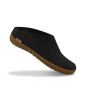 Glerups Slip-on with natural rubber sole in Charcoal