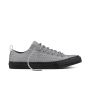 Converse Chuck II Reflective Poly Knit Low Top in White/Dolphin/Black