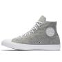Converse Chuck Taylor All Star Terry High Top in Grey/White/White