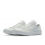 Converse Chuck Taylor All Star Mono Suede Low Top in Light Silver