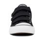 Converse Chuck Taylor All Star 3V Canvas Low Top in Black/Black/White