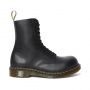 Dr. Martens 1919 Leather Mid Calf Boots in Black Fine Haircell