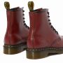 Dr. Martens 1460 Women's Smooth Leather Lace Up Boots in Cherry Red Smooth
