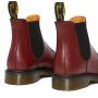 Dr. Martens 2976 Smooth Leather Chelsea Boots in Cherry Red Smooth