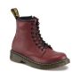Dr. Martens Junior 1460 Softy T Leather Lace Up Boots in Cherry Red Softy T