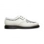 Dr. Martens Willis Stud in White Smooth Leather