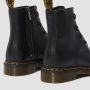 Dr. Martens 1460 Women's Pascal Nappa Zipper Boots in Black Nappa Leather