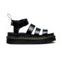 Dr. Martens Blaire Women's Patent Leather Gladiator Sandals in Black