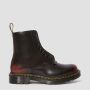 Dr. Martens 1460 Women's Pascal Leather Zipper Boots in Cherry Red Arcadia Leather