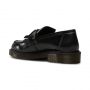 Dr. Martens Adrian Smooth Leather Tassle Loafers in Black Smooth Leather