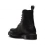 Dr. Martens 1460 Pascal Women's Mono Lace Up Boots in Black Virginia
