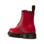 Dr. Martens 1460 Smooth Leather Lace Up Boots in Satchel Red Smooth