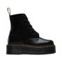 Dr. Martens Molly Women's Leather Platform Boots in Black Buttero