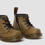 Dr. Martens Infant 1460 Leather Lace Up Boots in DMS Olive Romario