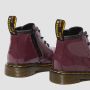 Dr. Martens Infant 1460 Patent Leather Lace Up Boots in Plum Patent Lamper
